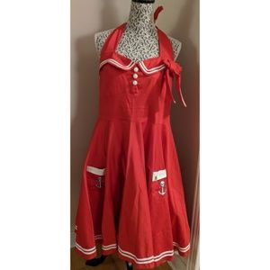 50's style Sailor Dress